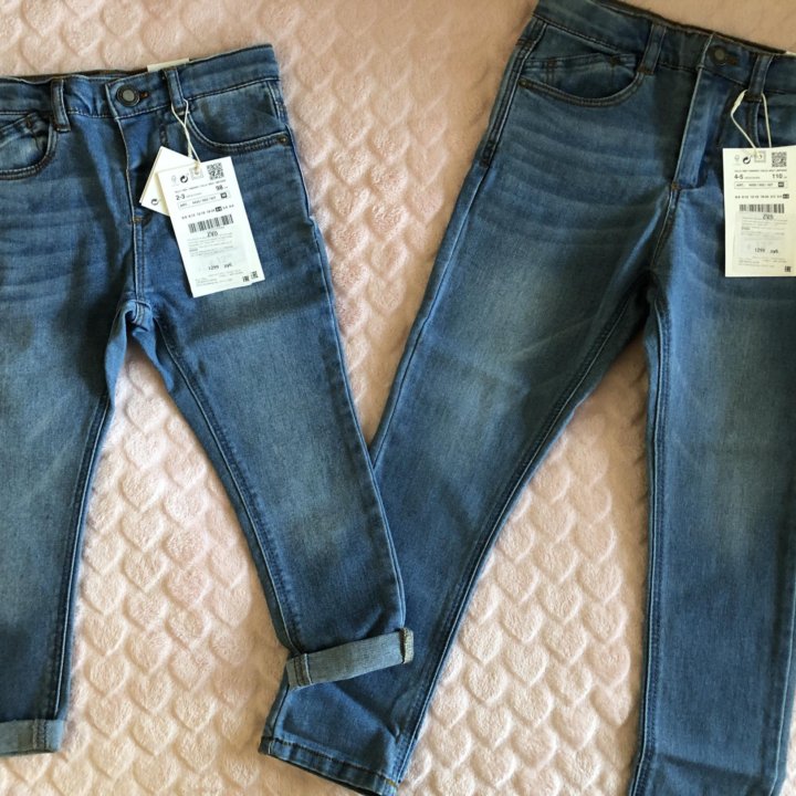 Джинсы Zara для мальчика, новые, 2-3 года, 4-5 лет