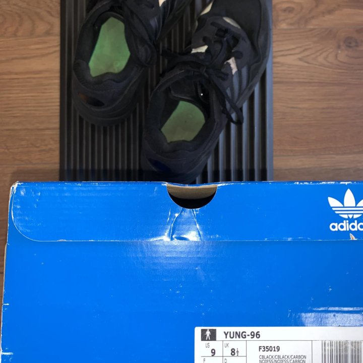 Кроссовки Adidas Yung 96 Black Оригинальные