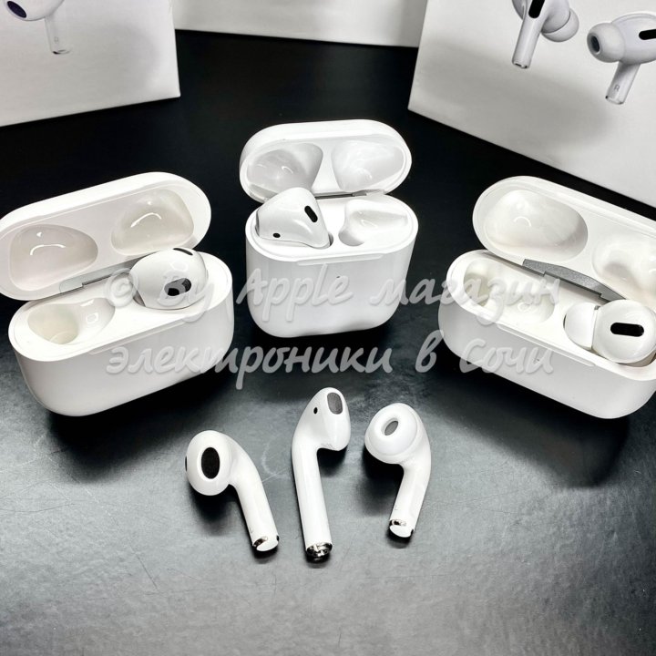 AirPods наушники все версии