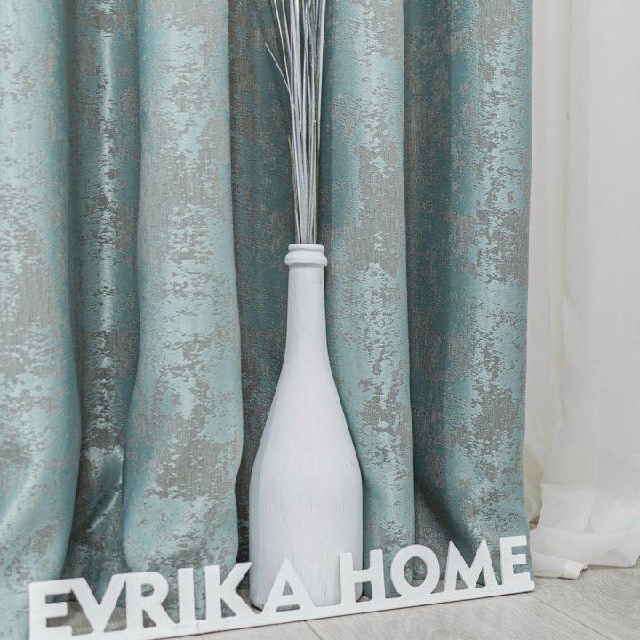 Шторы Зарина (бирюза) Evrika Home