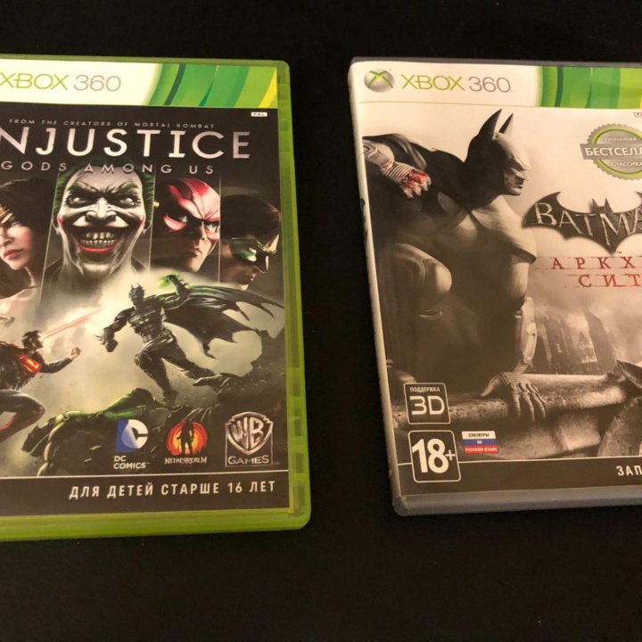 Игры на xbox 360 Batman,Injustike