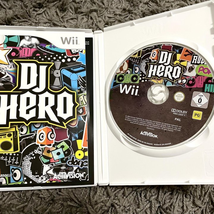 DJ hero 1,2 для nintendo wii