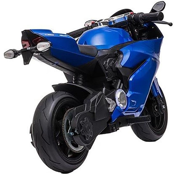 Детский электромобиль мотоцикл Ducati Blue (дисковый тормоз, 16 км/ч, 24V) - SX1629