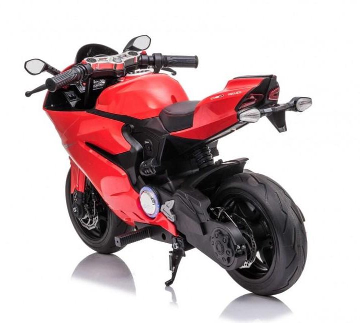 Детский электромобиль мотоцикл Ducati Red (дисковый тормоз, 16 км/ч, 24V) - SX1629