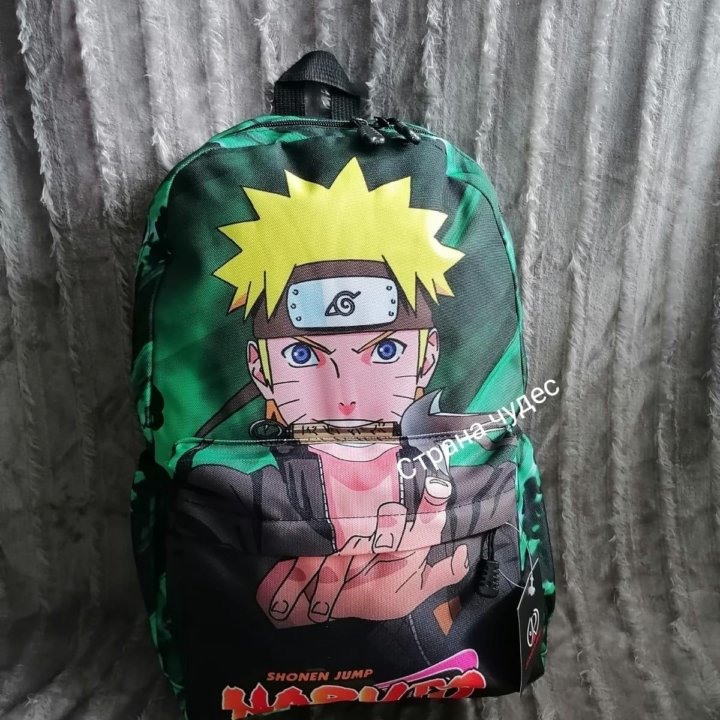 Новый рюкзак для учёбы Naruto