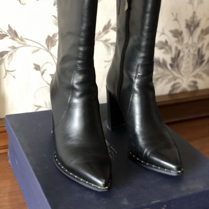 Сапоги, кожа