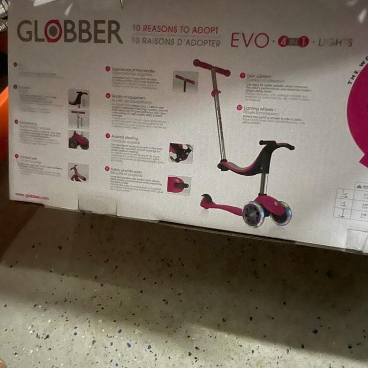 Самокат беговел Globber Evo 4 in 1