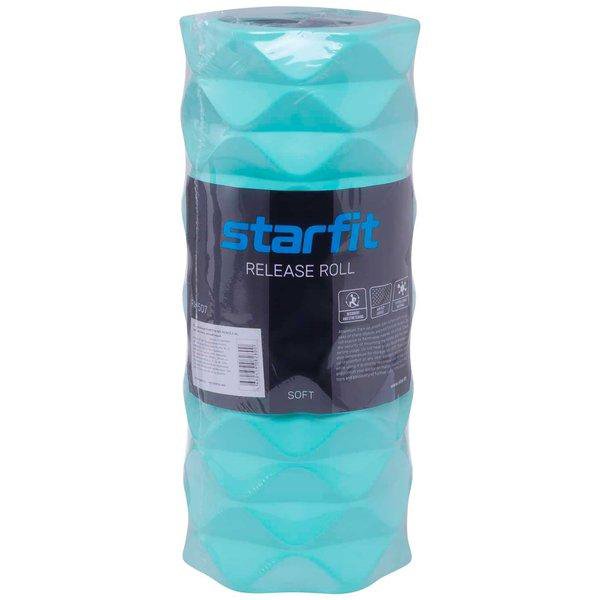 Ролик массажный StarFit Pro FA-507 средняя жесткость, 32,5x12,5 cm, мятный/серый