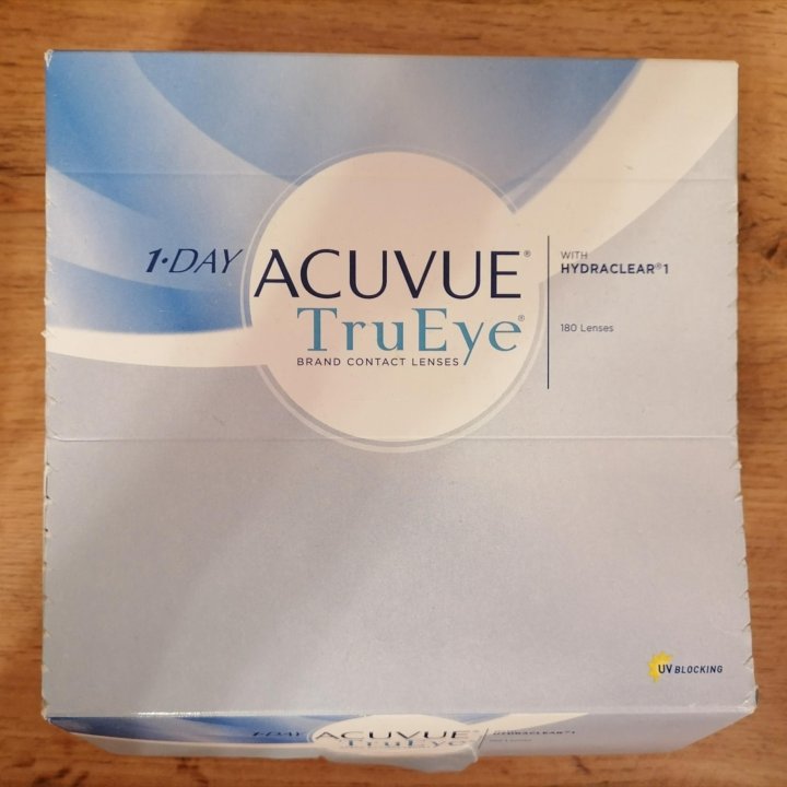 Линзы 1 Day Acuvue TrueEye -0.5, 180 шт.