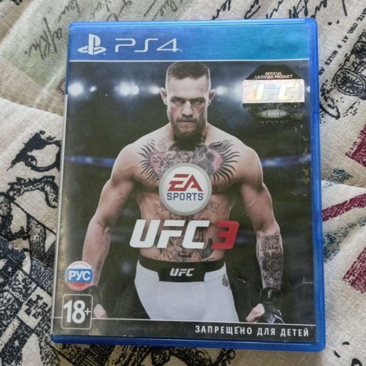 UFC 3 диск игра на ps4, возможен обмен