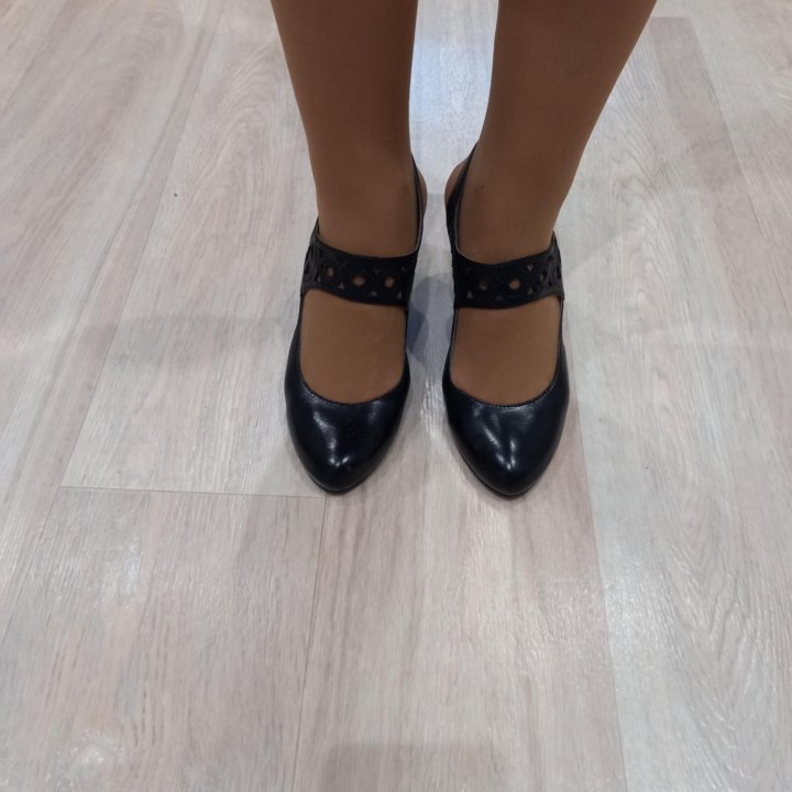 Туфли кожаные