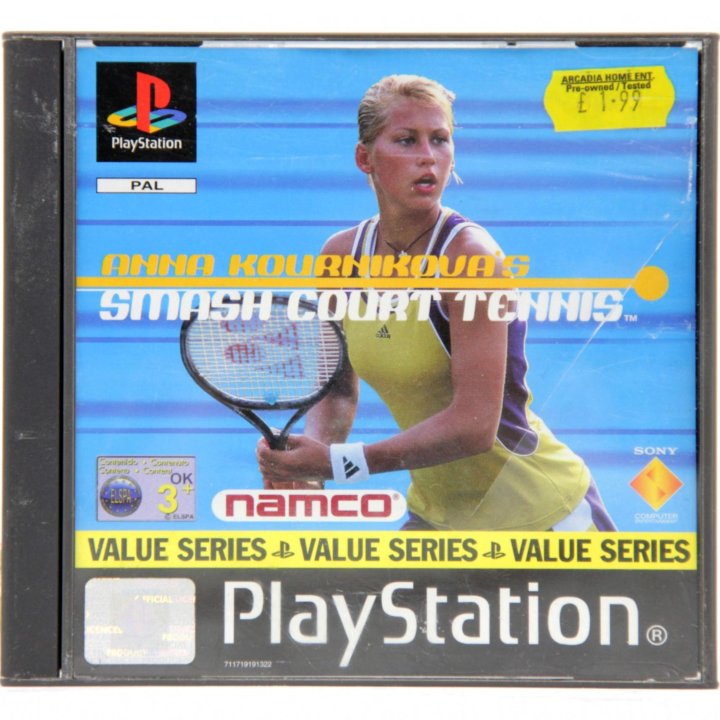 Anna Kournikova's Smash Court Tennis для PS1