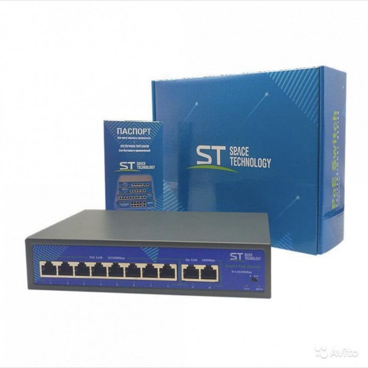 Источник питания ST-S84POE (2M/120W/A), Switch POE