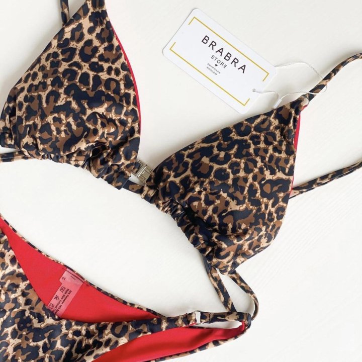 Купальник бикини леопард купить в Москве, цена 3 500 руб. | Объявления ...