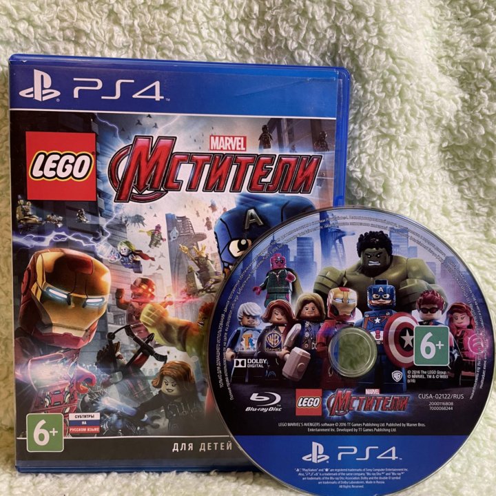 Lego Marvel Мстители PS4