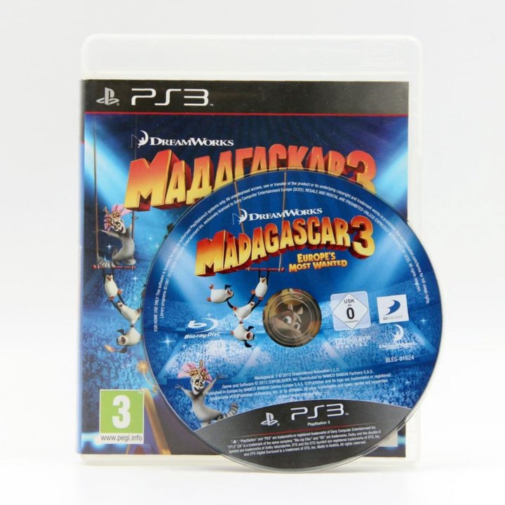 Мадагаскар 3 для PS3