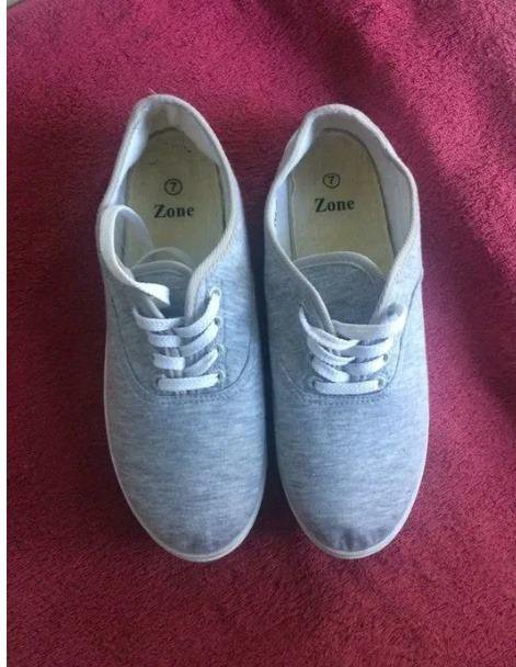 Кеды тряпичные серые