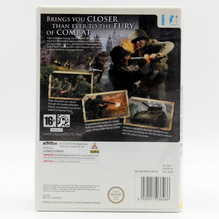 Call of Duty 3 для Nintendo Wii