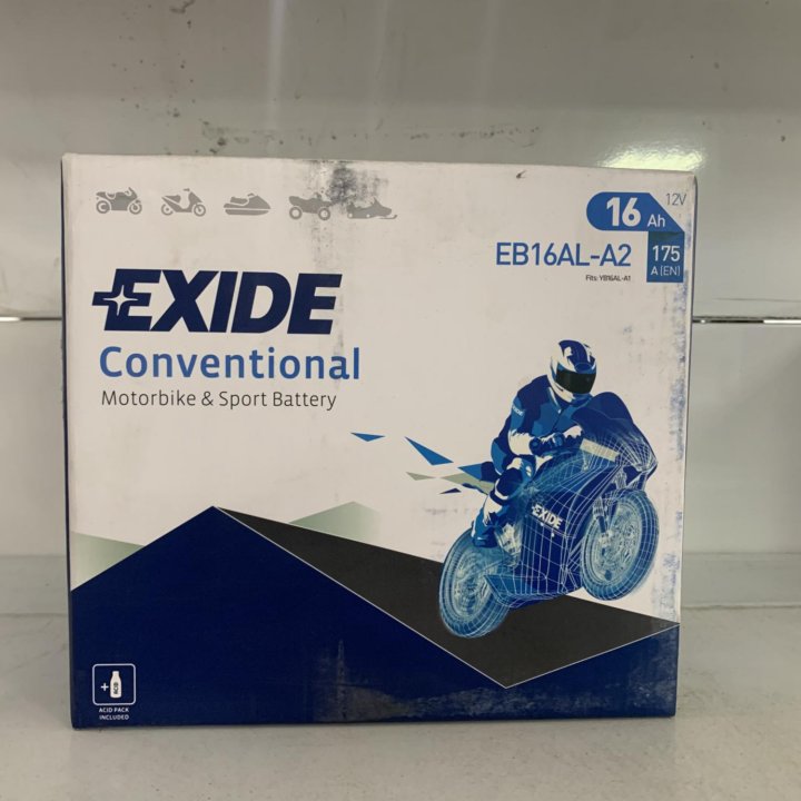 Продам новый аккумулятор Exide EB16L-A2