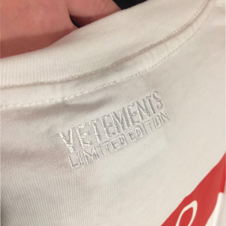 Футболка vetements оверсайз