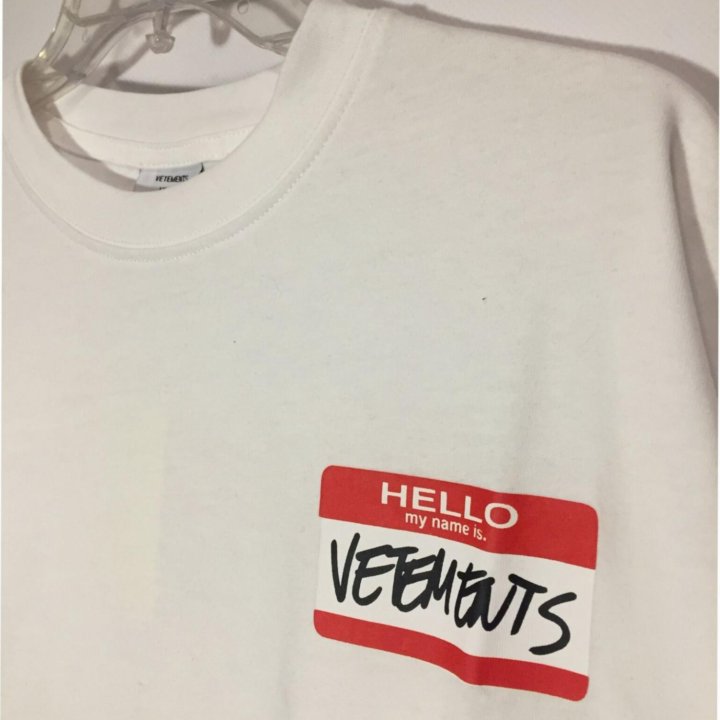 Футболка vetements оверсайз