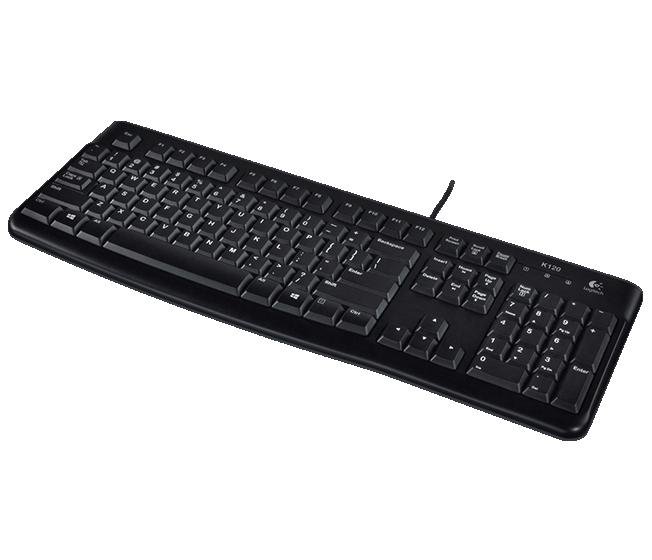 920-002506, Клавиатура Logitech K120 Проводная Чёр