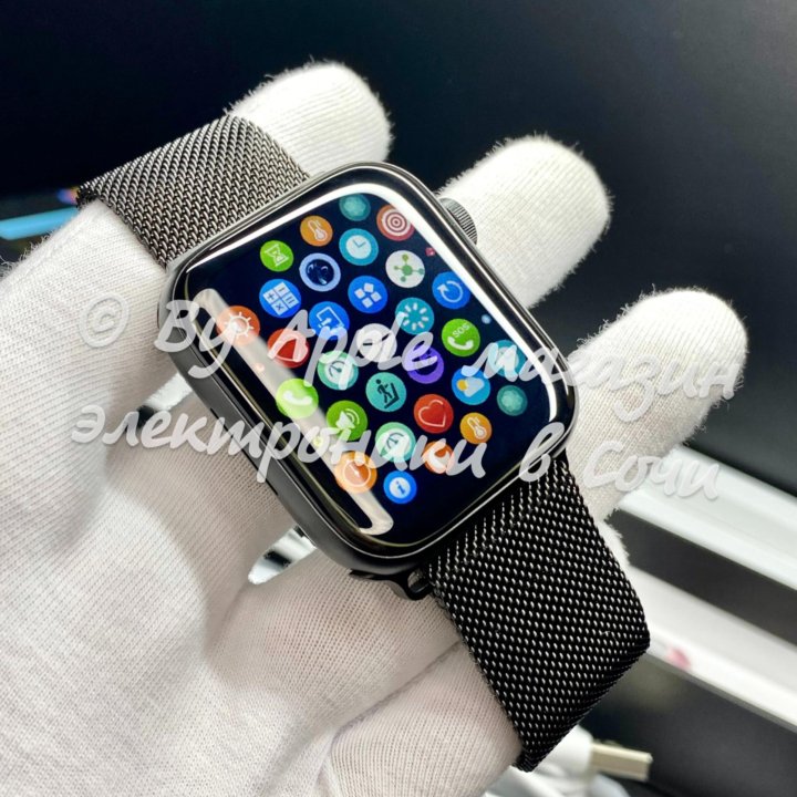 Apple Watch 7 (black, milan)