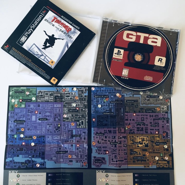 GTA 2 /Tom raider /ps1 лицензия