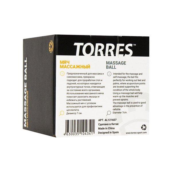 Мяч массажный Torres арт.AL121607