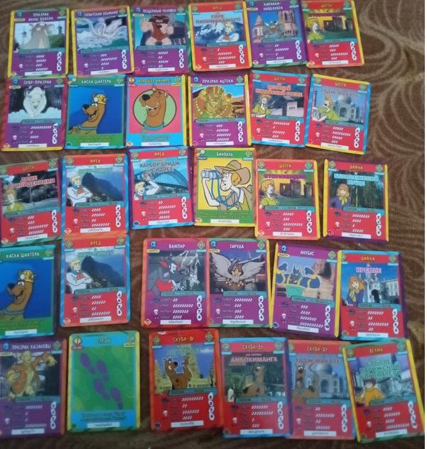Карточки Scooby-Doo