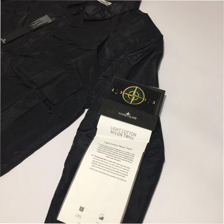 Stone Island ветровка с патчем