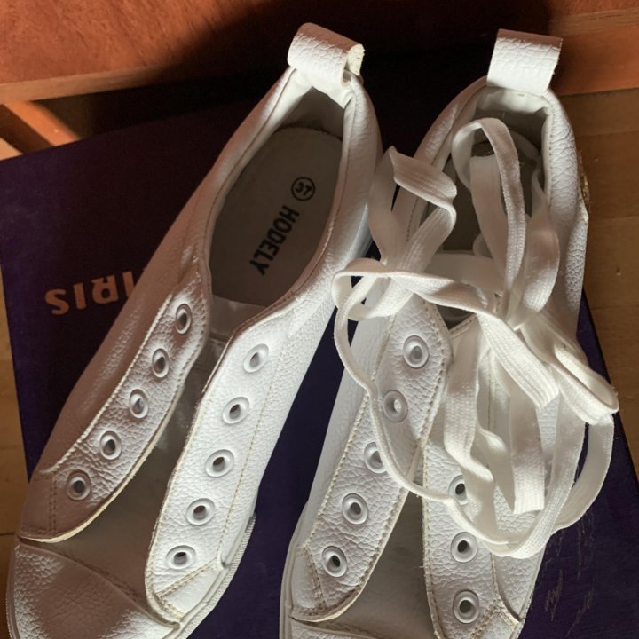 Кеды кожаные