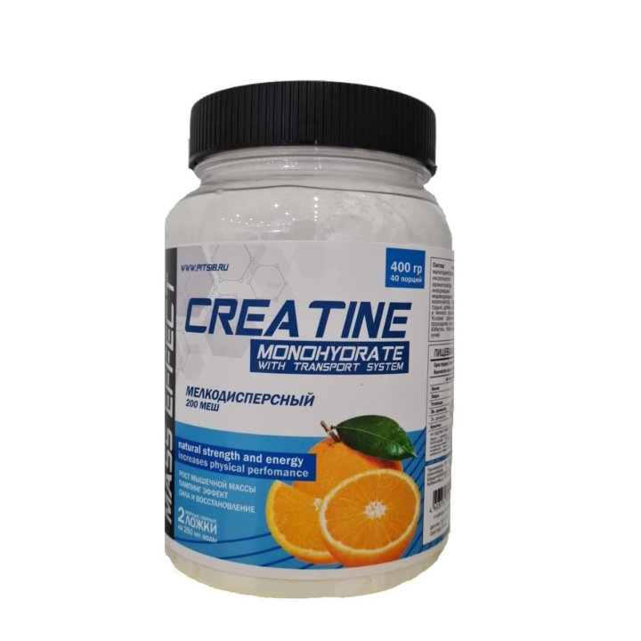 Креатин Creatine Monohydrate 400 гр Mass Effect