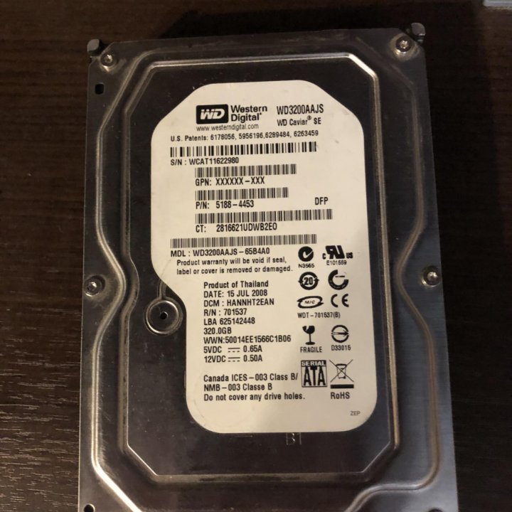 Жесткий диск Western Digital