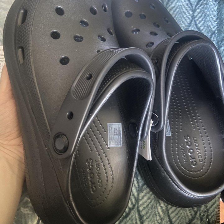 Crocs Classic Crush clog высокие