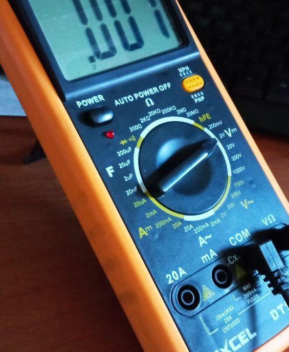 цифровой мультиметр Excel DT9205A