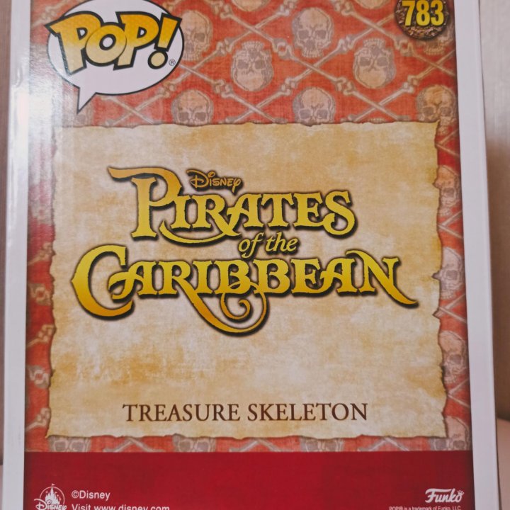 Funko Pop Pirates of the Caribbean Skeleton #783