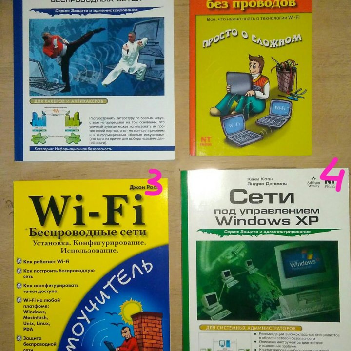 Книги Сети, Wi-Fi, защита, локальные сети,конф-ция