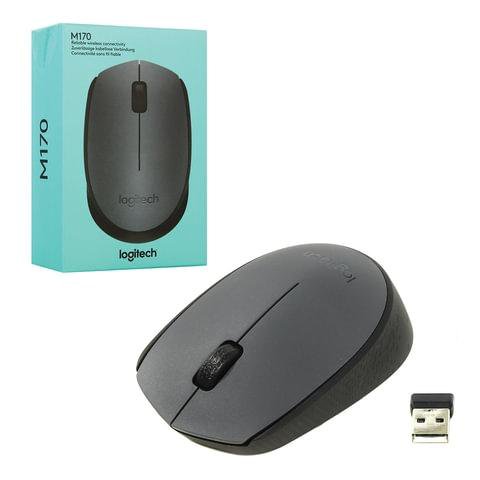 Мышь беспроводная LOGITECH M170, 2 кнопки + 1 коле