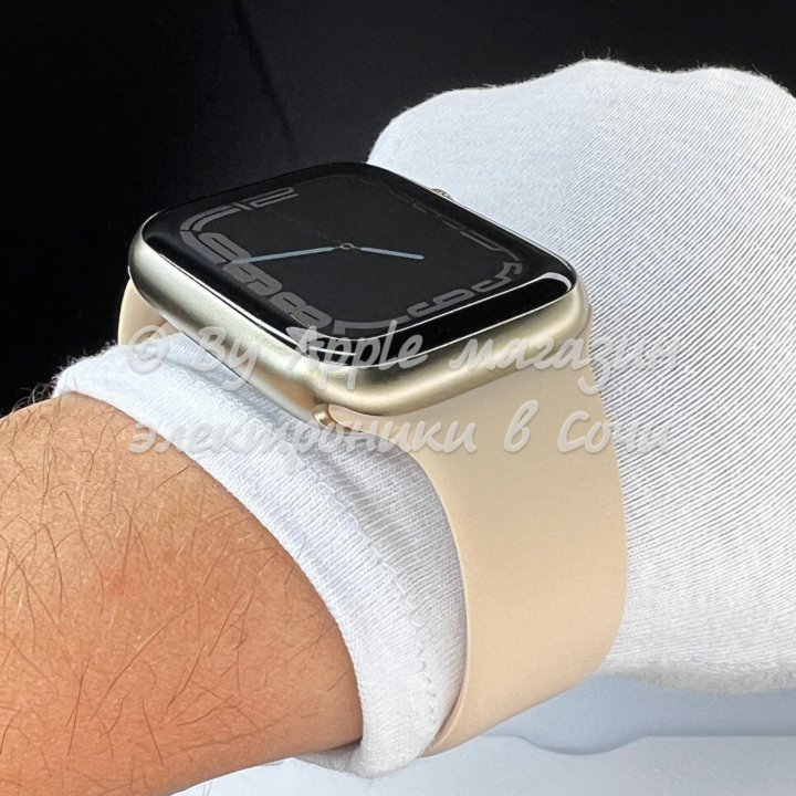 Apple Watch 7 45mm (nfc, 2 ремешка, премиум)