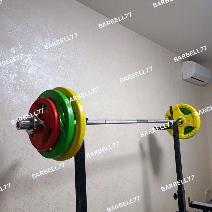 Штанга олимпийская гриф MB Barbell D50 - 77 кг.