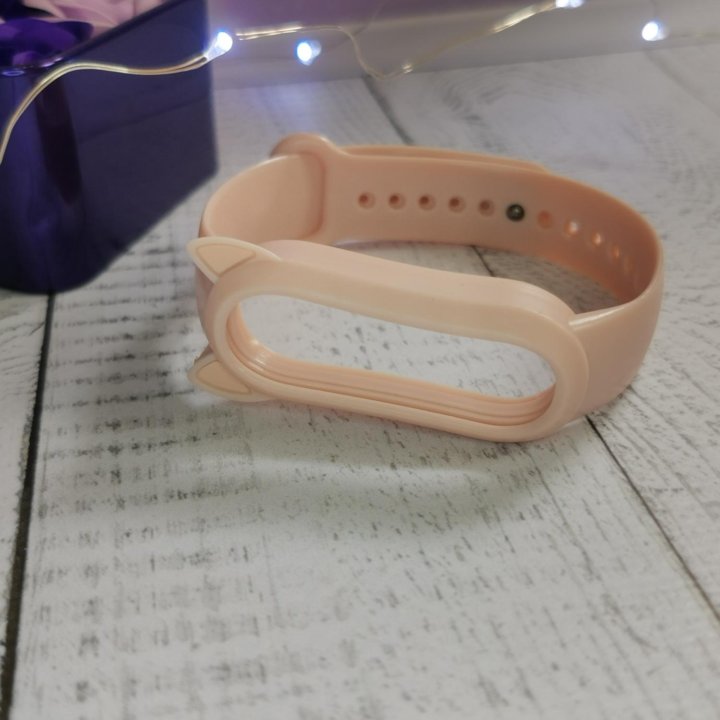 Ремешок розовый для mi band 3/4/5/6