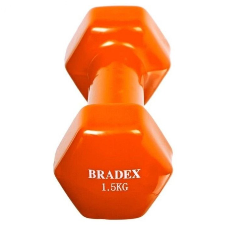 Гантель цельнолитая BRADEX SF 0534 1.5 кг