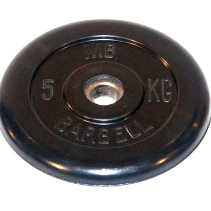 Barbell диски 5 кг 26 мм (MB-PltB26-5)