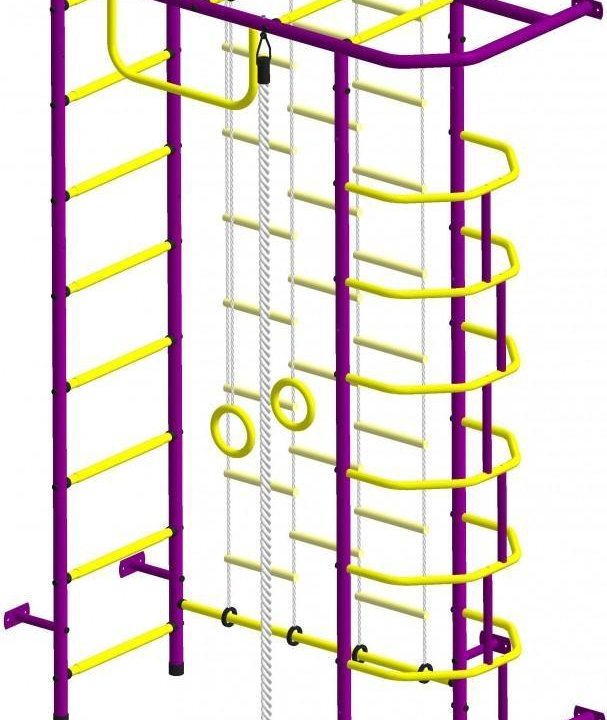 Спортивный комплекс Пионер 9ЛМ пурпурно/жёлтый (SG
