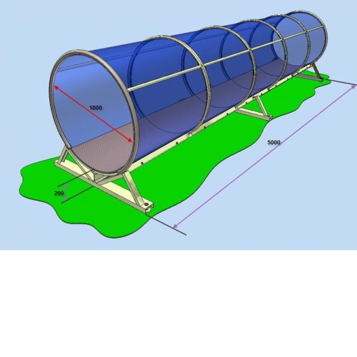 Тоннель спортивный для соревнований (32589)