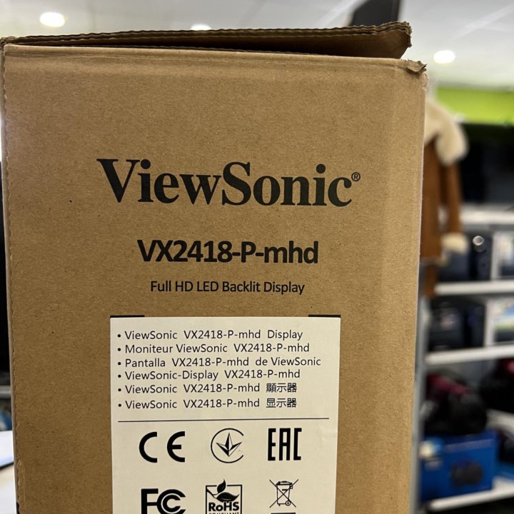 Монитор ViewSonic VX2418-P-MHD Новый!