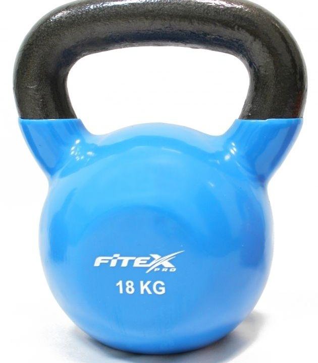 Гиря в виниловой оболочке 18 кг FITEX PRO (FTX2201