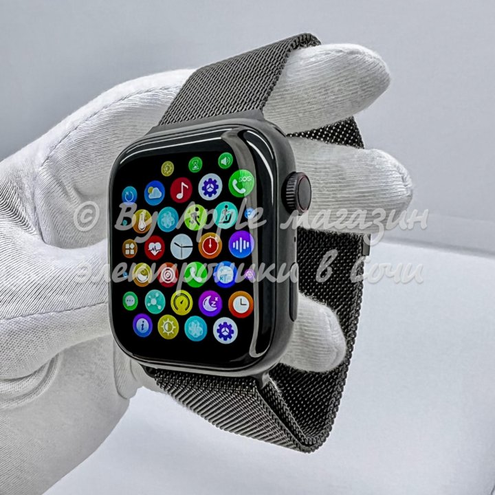 Apple Watch 8 46mm (оригинал коробка, 3 ремешка)