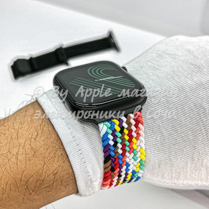 Apple Watch 8 46mm (оригинал коробка, 3 ремешка)